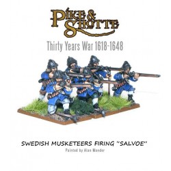Swedish Musketeers (6) Pike & Shotte WARLORD GAMES