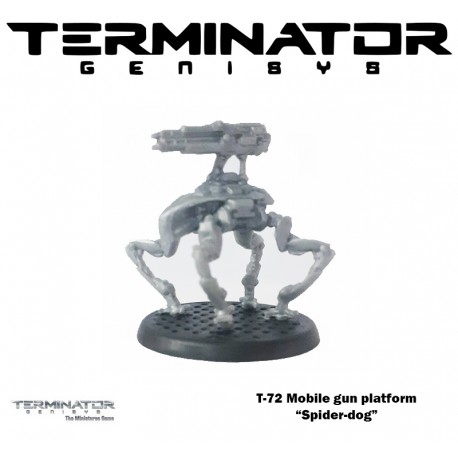 Terminator Genisys T-72 Mobile gun platform "Spider-Dog" 28mm Miniatures River Horse
