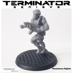 Terminator Genisys Resistance Fighter w/Plasma Rifle 28mm Miniatures River Horse