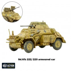 German Sd.Kfz 222/223 armoured car WWII 28mm 1/56th (no box) WARLORD GAMES