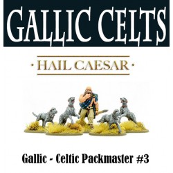 Gallic Celt Warhound Packmaster 3 28mm Ancients WARLORD GAMES