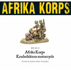 Afrika Korps Kradschutzen motorcycle 28mm WWII WARLORD GAMES