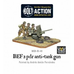 British Expeditionary Force (BEF)  BEF 2 pounder anti-tank gun 28mm WWII WARLORD GAMES