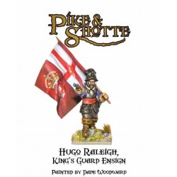 Hugo Raleigh King's Guard Ensign (Limited) 28mm Pike & Shotte ECW WARLORD GAMES
