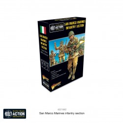 San Marco Marines Infantry Section 28mm WWII WARLORD GAMES