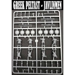 Greek Peltasts - Javelin Men Sprue (8) 28mm Plastic VICTRIX