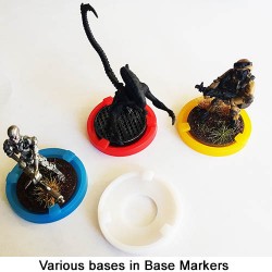 Base Markers - Blue - 25/30mm bases RIVER HORSE