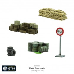 Street Scatter Bag 28mm WWII Terrain MANTIC WARLORD GAMES