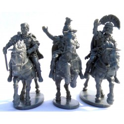 Early Imperial Roman Mounted Generals (3) 28mm VICTRIX MINIATURES