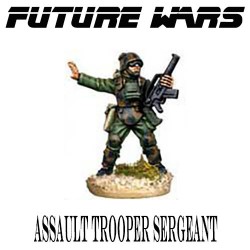 Assault Trooper Sergeant - FUTURE WARS COPPLESTONE CASTINGS