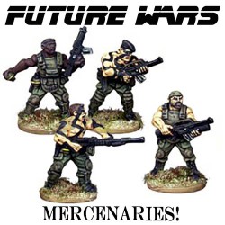 MERCENARIES! (4) - FUTURE WARS COPPLESTONE CASTINGS