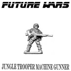 JUNGLE TROOPER L.M.G. - FUTURE WARS COPPLESTONE CASTINGS