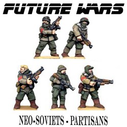 NEO-SOVIET PARTISANS I  (5) FUTURE WARS COPPLESTONE CASTINGS