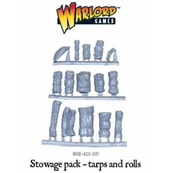 Stowage pack - tarps and rolls 28mm WWII WARLORD GAMES