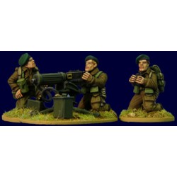 British Commando Vickers MMG Team 28mm WWII