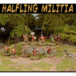 Halfling Militia (40) 28mm WARGAMES ATLANTIC