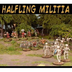 Halfling Militia sprue (5) 28mm WARGAMES ATLANTIC