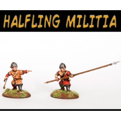 Halfling Militia sprue (5) 28mm WARGAMES ATLANTIC