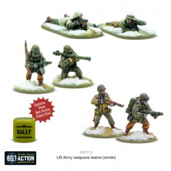 U.S. Army weapons teams (Winter) 28mm WWII WARLORD GAMES