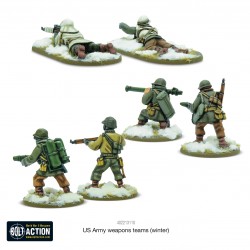 U.S. Army weapons teams (Winter) 28mm WWII WARLORD GAMES