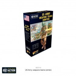 U.S. Army weapons teams (Winter) 28mm WWII WARLORD GAMES