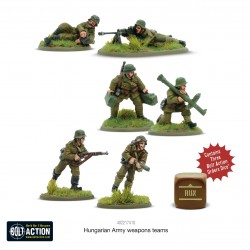 Hungarian Army weapons teams 28mm WWII WARLORD GAMES