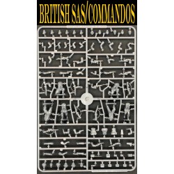 British SAS/Commandos Sprue (30) 28mm WWII WARGAMES ATLANTIC