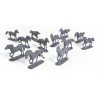 HORSES! - (5) 28mm WARGAMES FACTORY