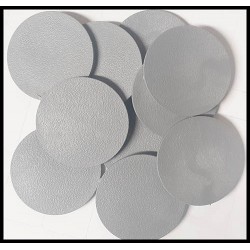 10 x 25mm Round Flat hard-plastic Miniature Bases WARGAMES FACORY