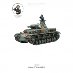 German Panzer IV Ausf. B/C/D Medium Tank WWII 28mm 1/56th (no box) WARLORD GAMES