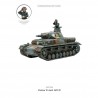 German Panzer IV Ausf. B/C/D Medium Tank WWII 28mm 1/56th (no box) WARLORD GAMES