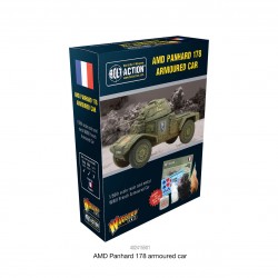 French Panhard 178 armoured car WWII 28mm 1/56th WARLORD GAMES