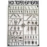 Shock Troopers Heavy Weapons Sprue 28mm SciFi WARGAMES FACTORY