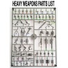 Shock Troopers Heavy Weapons Sprue 28mm SciFi WARGAMES FACTORY