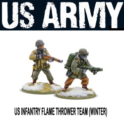 U.S. American Army Infantry flamethrower team 28mm WWII WARLORD GAMES