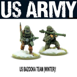 U.S. American Army Infantry Bazooka team 28mm WWII WARLORD GAMES