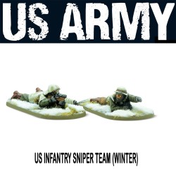 U.S. American Army Infantry Sniper team 28mm WWII WARLORD GAMES