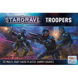 STARGRAVE Troopers (20) 28mm SciFi NORTHSTAR MINIATURES
