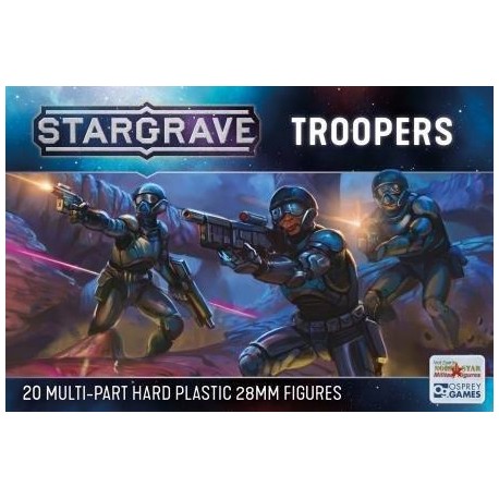Stargrave Troopers (20) 28mm SciFi OSPERY NORTHSTAR MINIATURES
