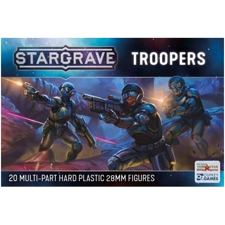 Stargrave Troopers (20) 28mm SciFi OSPERY NORTHSTAR MINIATURES