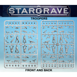 Stargrave Troopers Soprue (5) 28mm SciFi NORTHSTAR MINIATURES