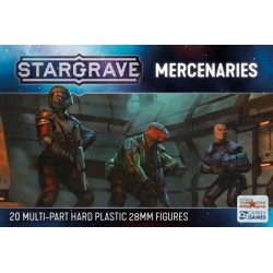 STARGRAVE Mercenaries (20) 28mm SciFi NORTHSTAR MINIATURES