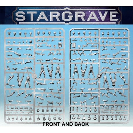 STARGRAVE Mercenaries II sprue (5) 28mm SciFi NORTHSTAR MINIATURES