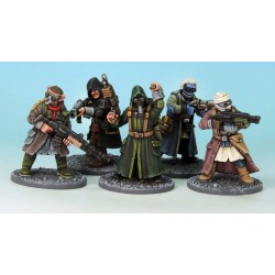 STARGRAVE Scavengers sprue (5) 28mm SciFi NORTHSTAR MINIATURES