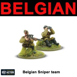 Belgian Army Sniper team 28mm WWII WARLORD GAMES