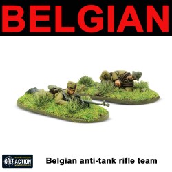 Belgian Army Anti-tank rifle team 28mm WWII WARLORD GAMES