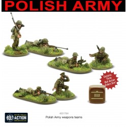 Polish Army weapons teams box set 28mm WWII WARLORD GAMES