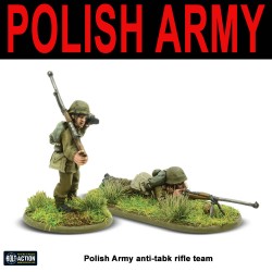 Polish Army Anti-tank rifleTeam 28mm WWII WARLORD GAMES