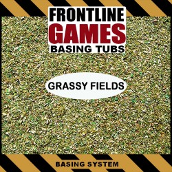 Grassy Fields Blend Base Flocking - BASING TUB - Miniature Basing System