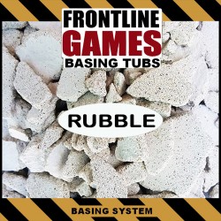Ruined Stone-Slab Rubble  - BASING TUB - Miniature Basing System
